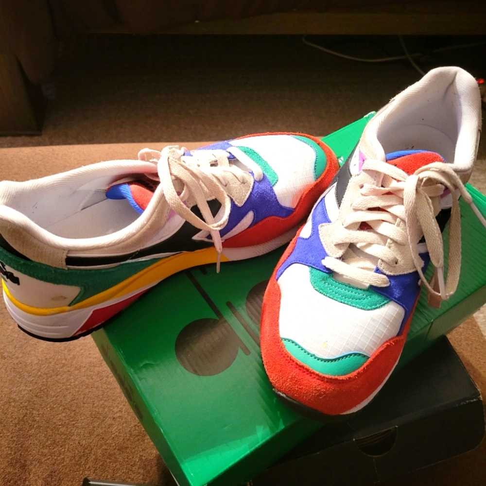 Ladies Diadora's Multi-Color  Sneakers